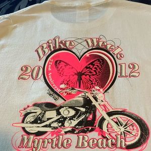 COPY - Tee Shirt Vintage Bike Week Myrtle Beach 2012